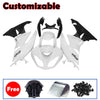 Kawasaki ZX-6R / 636 2009-2012 Matte Black, White, and Black Fairing Kit