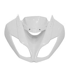 Kawasaki ZX-6R / 636 2009-2012 Matte Black, White, and Black tail section fairing detail view 2