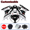 Kawasaki ZX-6R / 636 2009-2012 Black, White, and Red Monster Edition Fairing Kit