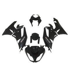 Kawasaki ZX-6R / 636 2009-2012 Gloss Black and Matte Black A tail section fairing rear view