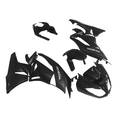 Kawasaki ZX-6R / 636 2009-2012 Gloss Black and Matte Black A tail section fairing detail view 1