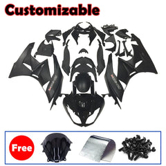 Kawasaki ZX-6R / 636 2009-2012 Gloss Black and Matte Black B Fairing Kit