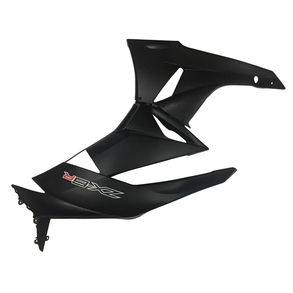 Kawasaki ZX-6R / 636 2009-2012 Gloss Black and Matte Black B tail section fairing rear view