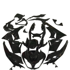 Kawasaki ZX-6R / 636 2009-2012 Black No Text full fairing kit set view