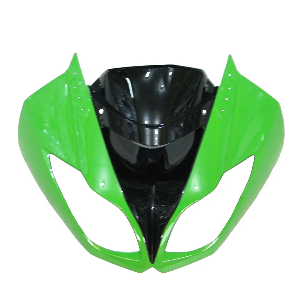 Kawasaki ZX-6R / 636 2009-2012 Green and Black tail section fairing detail view 6
