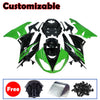 Kawasaki ZX-6R / 636 2009-2012 Green and Black Fairing Kit