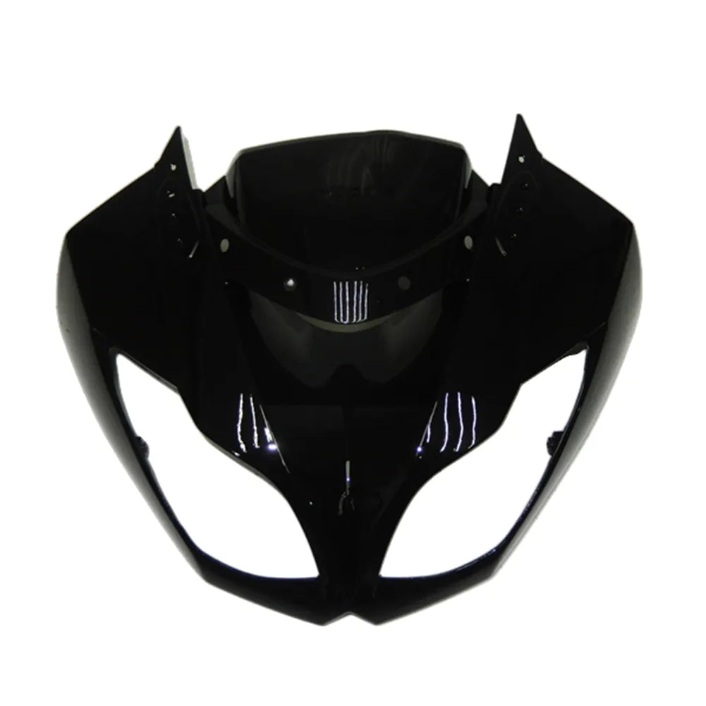 Kawasaki ZX-6R / 636 2009-2012 Gloss Black with Pinstripes tail section fairing detail view 3