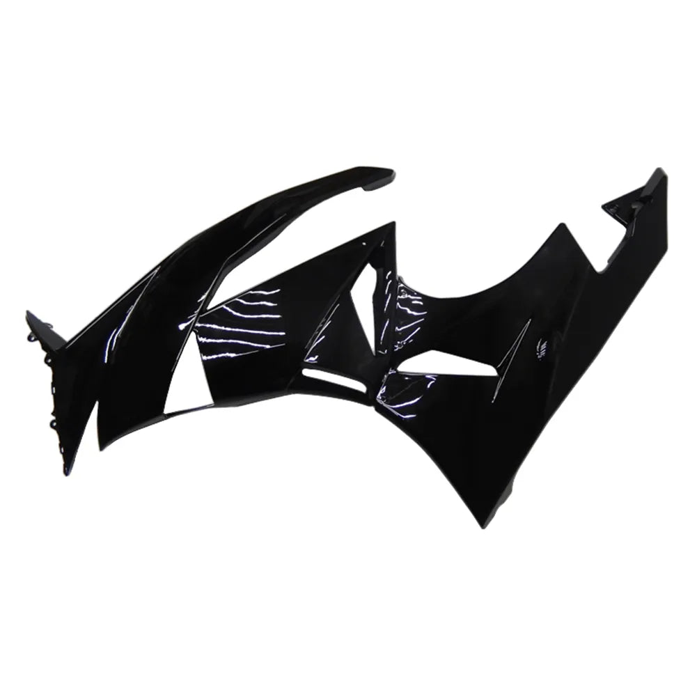 Kawasaki ZX-6R / 636 2009-2012 Gloss Black with Pinstripes tail section fairing rear view