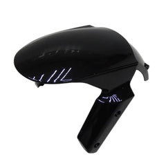 Kawasaki ZX-6R / 636 2009-2012 Gloss Black with Pinstripes tail section fairing detail view 2
