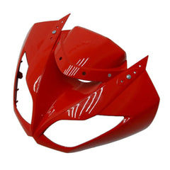 Kawasaki ZX-6R / 636 2009-2012 Black and Red with Pinstripes tail section fairing detail view 4