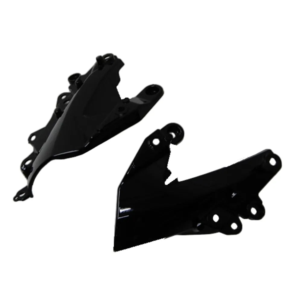 Kawasaki ZX-6R / 636 2009-2012 Black and Red with Pinstripes tail section fairing detail view 5
