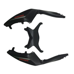 Kawasaki ZX-6R / 636 2013-2018 Gloss Black and Matte Black tail section fairing detail view 11