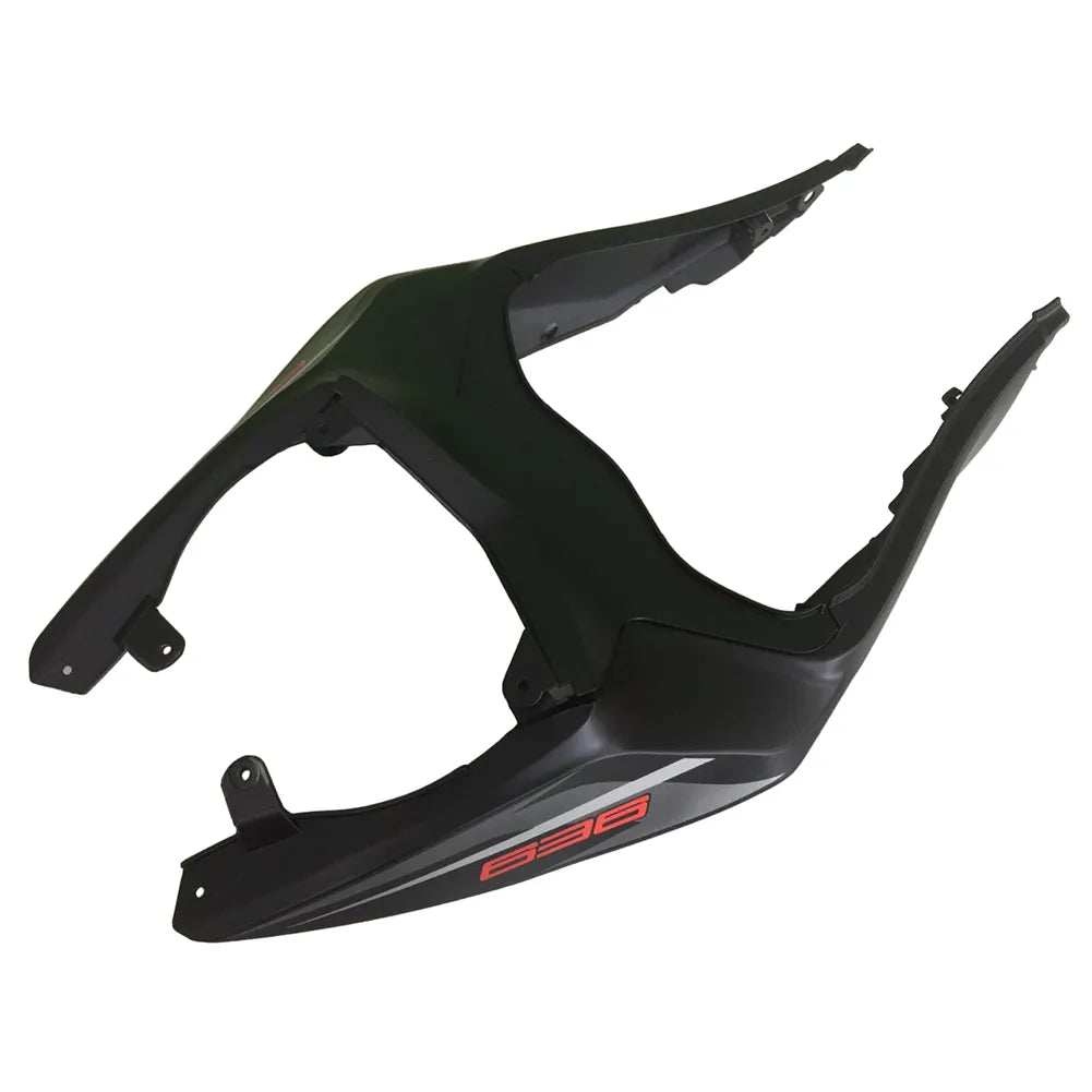 Kawasaki ZX-6R / 636 2013-2018 Gloss Black and Matte Black tail section fairing detail view 9