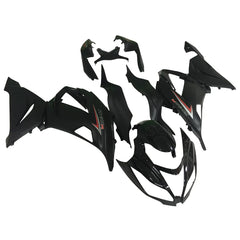 Kawasaki ZX-6R / 636 2013-2018 Gloss Black and Matte Black fairing kit left side view