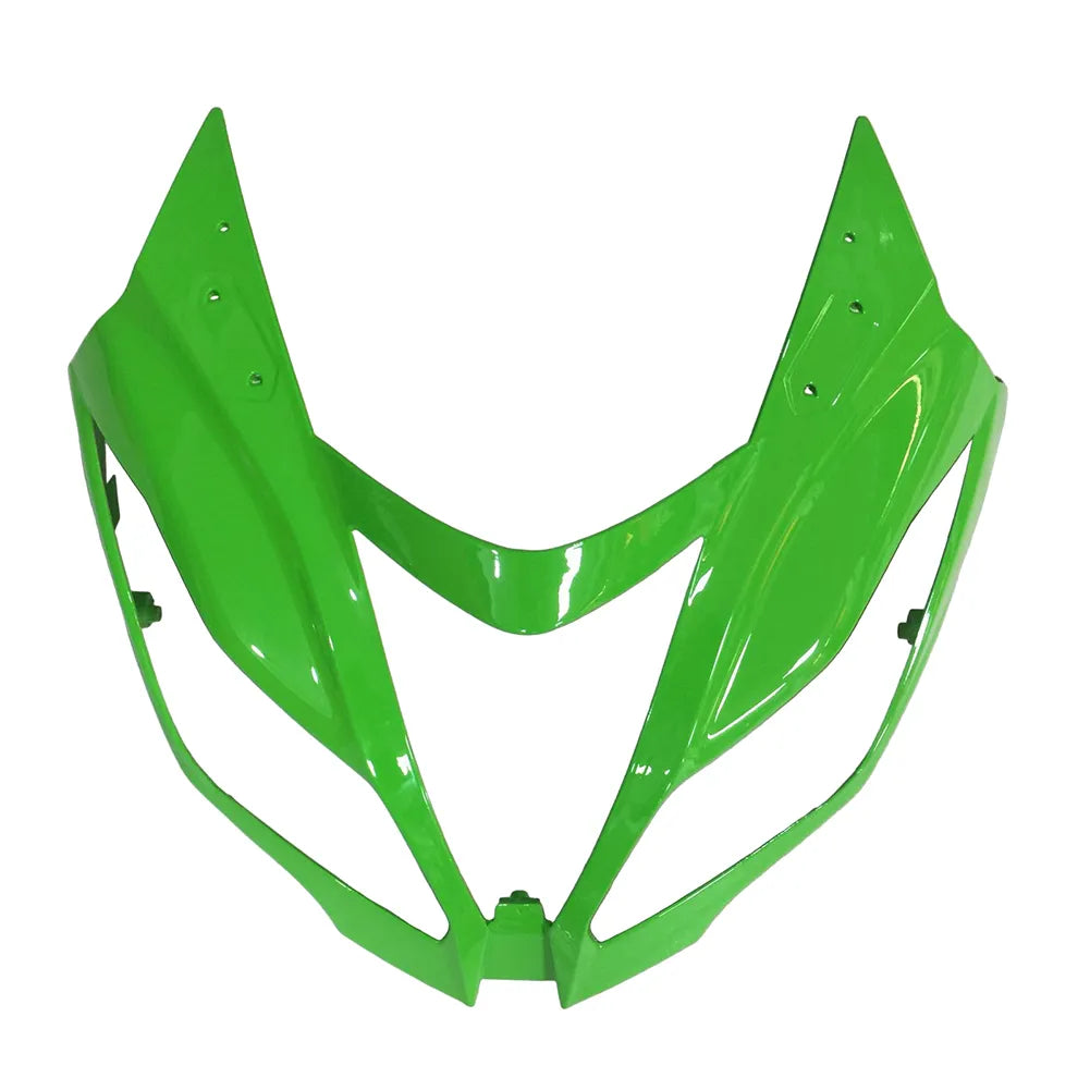 Kawasaki ZX-6R / 636 2013-2018 Green, Black, and White tail section fairing detail view 5