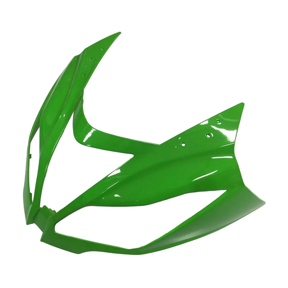 Kawasaki ZX-6R / 636 2013-2018 Green, Black, and Silver tail section fairing detail view 5