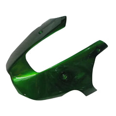 Kawasaki ZX-9R 2000-2001 Pearl Green front nose fairing without logos