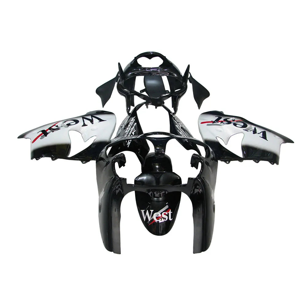 Kawasaki ZX-9R 2000-2001 WEST Edition fairing kit side layout without logos-image 1