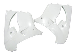Kawasaki ZX-9R 2000-2001 Plain White side fairing panels without logos