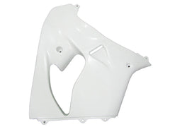 Kawasaki ZX-9R 2000-2001 Plain White left side fairing panel without logos
