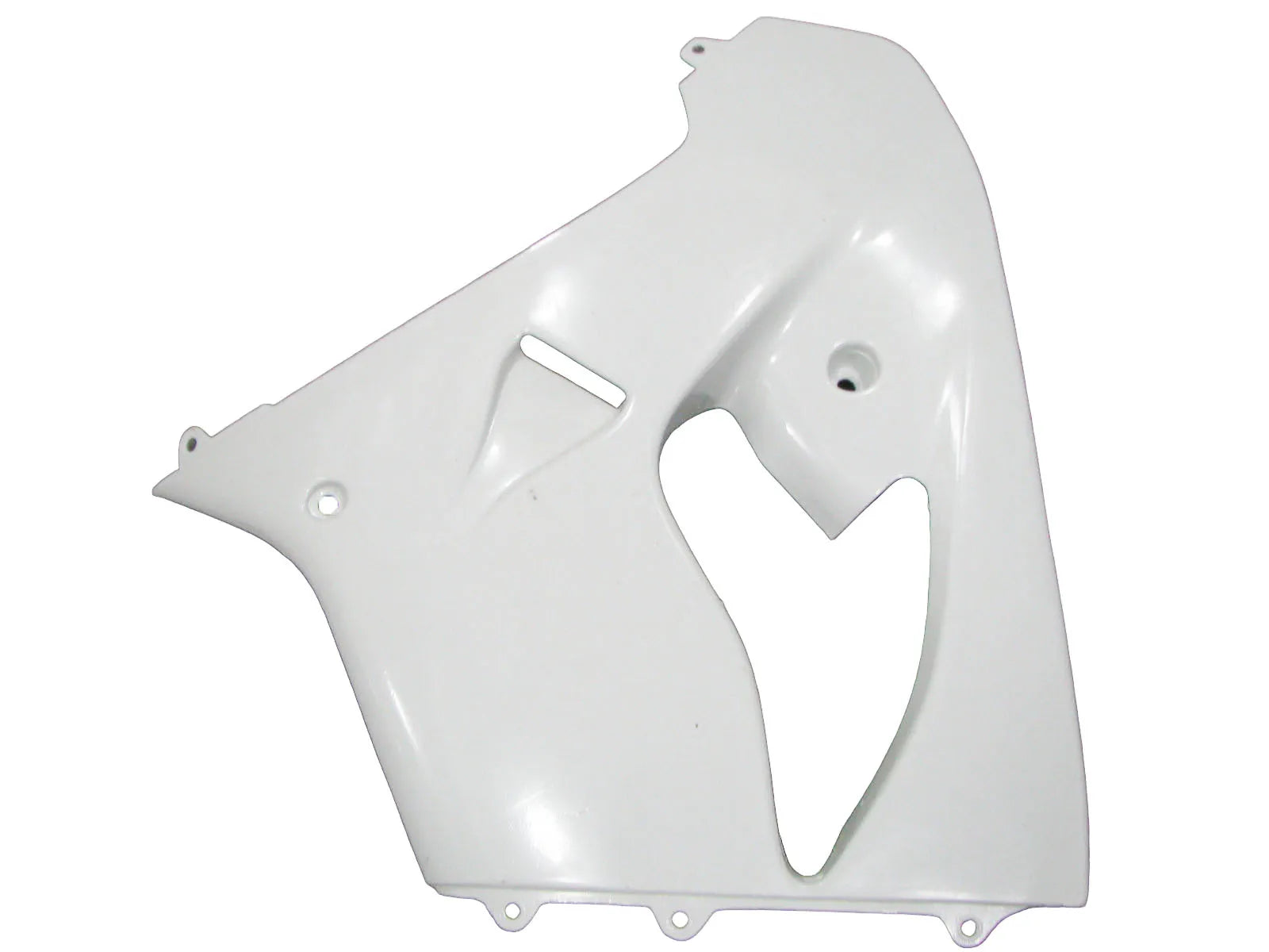 Kawasaki ZX-9R 2000-2001 Plain White right side fairing panel without logos