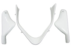 Kawasaki ZX-9R 2000-2001 Plain White front inner trim panels without logos