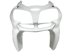 Kawasaki ZX-9R 2000-2001 Plain White front upper nose fairing without logos