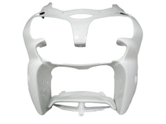 Kawasaki ZX-9R 2000-2001 Plain White front nose fairing with lower cowl without logos