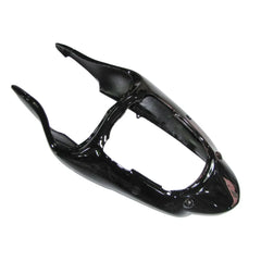Kawasaki ZX-9R 2000-2001 Black Red Flame front upper nose fairing without logos