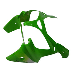 Kawasaki ZX-9R 2000-2001 Green White Black lower side fairing panel without logos