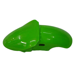 Kawasaki ZX-9R 2000-2001 Green White Black front inner trim panels without logos