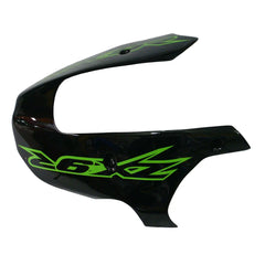 Kawasaki ZX-9R 2000-2001 Green White Black fairing component detail without logos-image 3