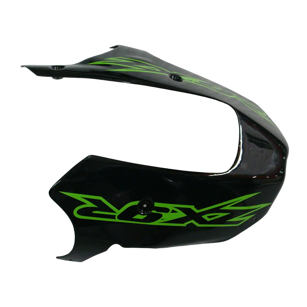 Kawasaki ZX-9R 2000-2001 Green White Black fairing component detail without logos-image 5
