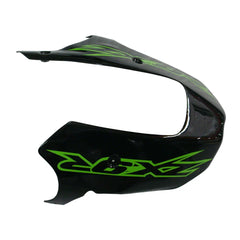 Kawasaki ZX-9R 2000-2001 Green White Black fairing component detail without logos-image 5