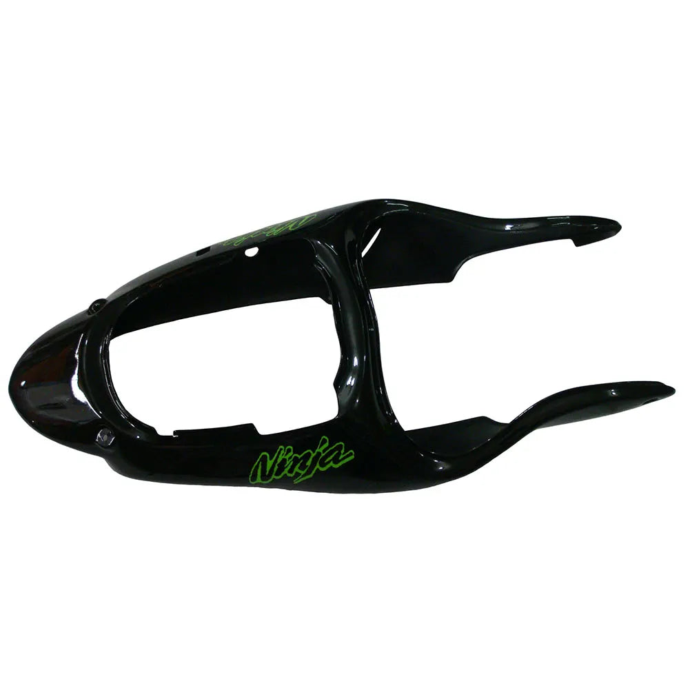 Kawasaki ZX-9R 2000-2001 Green White Black fairing kit component detail without logos-image 2