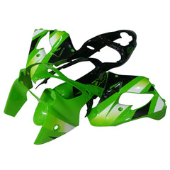 Kawasaki ZX-9R 2000-2001 Green White Black front nose fairing without logos
