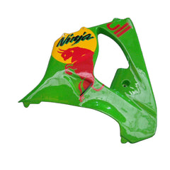 Kawasaki ZX-9R 2000-2001 Green Yellow Red Bull Edition fairing kit side layout without logos-image 2