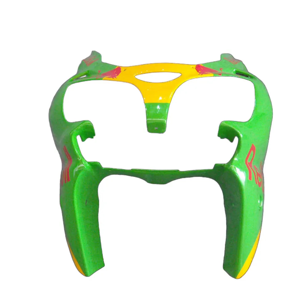Kawasaki ZX-9R 2000-2001 Green Yellow Red Bull Edition tail fairing without logos