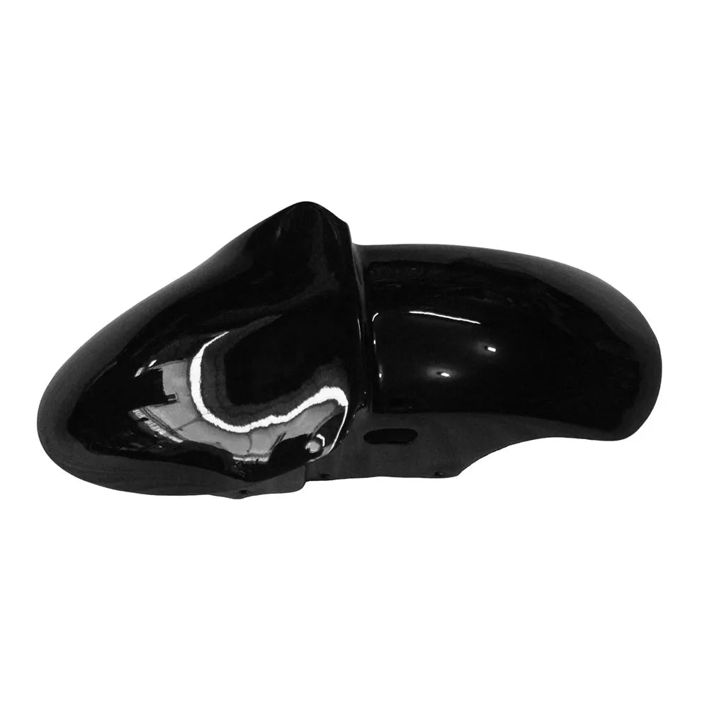 Kawasaki ZX-9R 2000-2001 Black Green Flame fairing component detail without logos-image 5