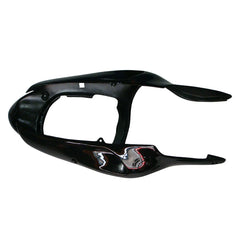 Kawasaki ZX-9R 2000-2001 Black Green Flame fairing kit component detail without logos-image 3