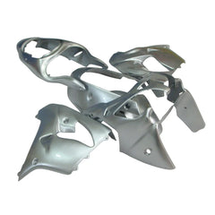 Kawasaki ZX-9R 2000-2001 Silver fairing kit side layout without logos-image 2