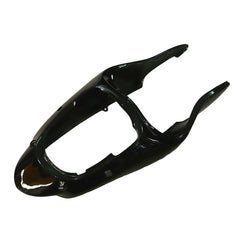 Kawasaki ZX-9R 2000-2001 Silver Pearl Green Flame fairing kit component detail without logos-image 6