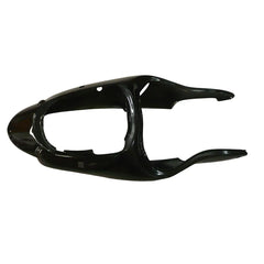 Kawasaki ZX-9R 2000-2001 Silver Pearl Green Flame fairing kit component detail without logos-image 7
