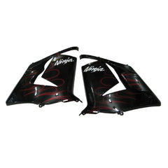 Kawasaki ZX-10R 2004-2005 Red Flame fuel tank cover without logos