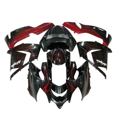 Kawasaki ZX-10R 2004-2005 Red Flame tail fairing panel without logos