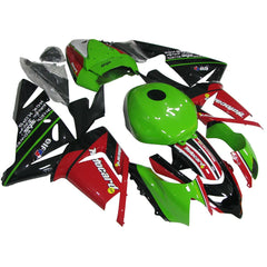 Kawasaki ZX-10R 2004-2005 Red Green Black No. 21 Edition tail fairing panel without logos