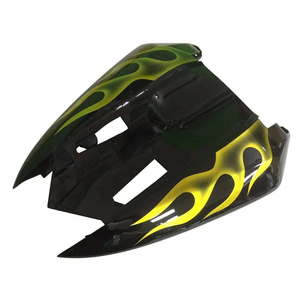 Kawasaki ZX-10R 2004-2005 Gold Flame Style A fuel tank cover without logos