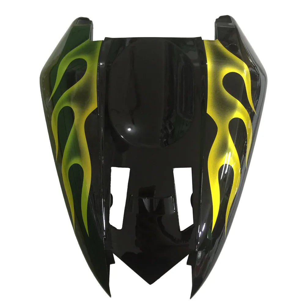 Kawasaki ZX-10R 2004-2005 Gold Flame Style A rear seat cowl without logos