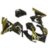 Kawasaki ZX-10R 2004-2005 Gold Flame Style A Fairing Kit without Logos