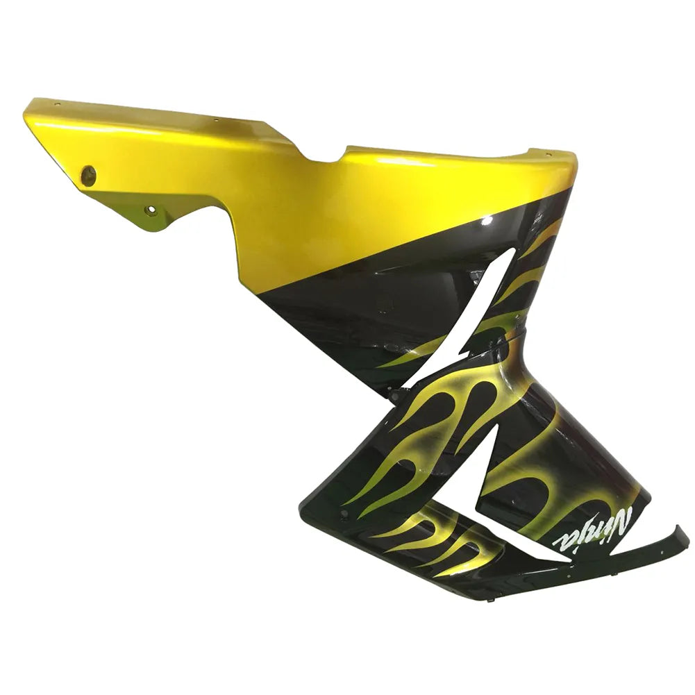 Kawasaki ZX-10R 2004-2005 Gold Flame Style A tail fairing panel without logos